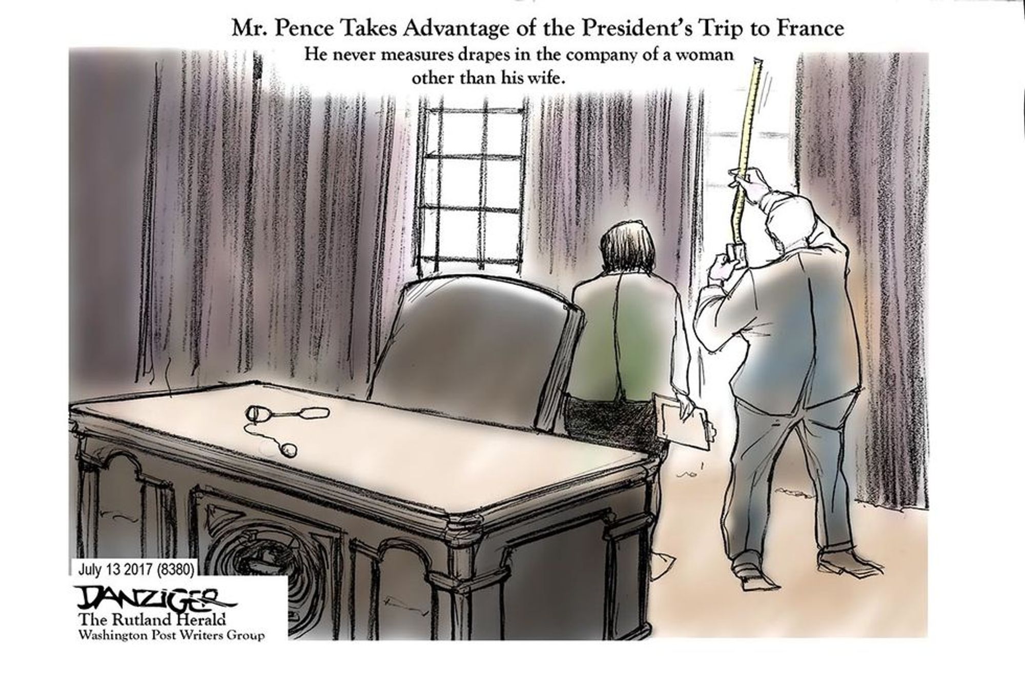 Danziger Who Changed The White House Locks? National Memo